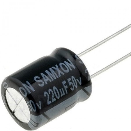 COND. ELECTROLITICO 220UF 50V